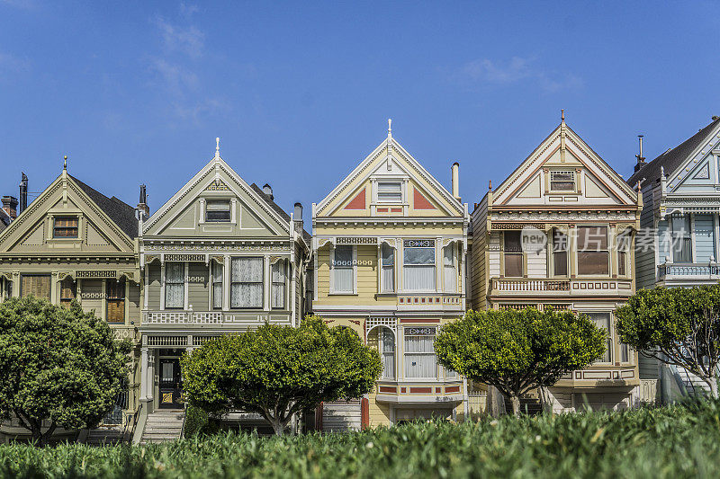 加州旧金山的Painted Ladies